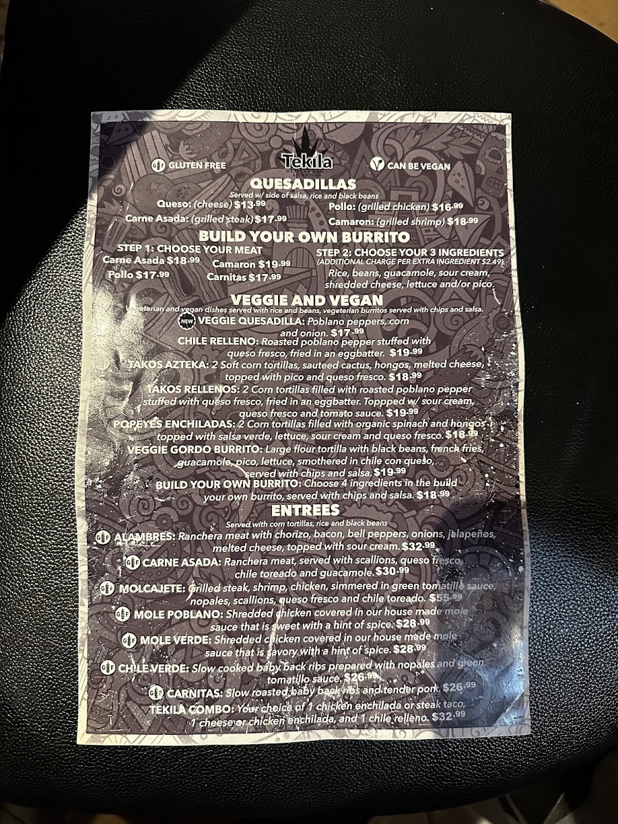 Tekila Mexican Grill & Cantina Menu - Image 6